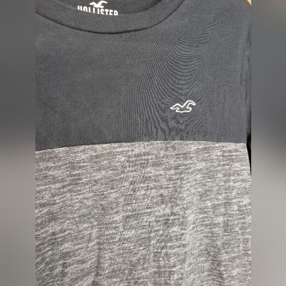 Hollister Must Have Collection Short Sleeve Navy Colorblock Shirt Men's Size S - Picture 4 of 6